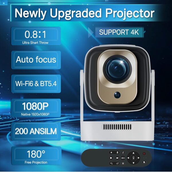 Mini video proiector LED + protocoale de terapie audio-video - imagine 21